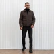 Мужское демисезонное пальто большого размера UF-fashion 119- двл DV MEN'S 62 шоколадный - изображение 2