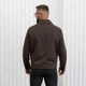 Мужское демисезонное пальто большого размера UF-fashion 119- двл DV MEN'S 62 шоколадный - изображение 4
