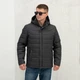 Куртка мужская демисезонная большого размера UF-Fashion 67-(сф) 54 графитовый - изображение 3