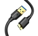 Кабель UGREEN US130 USB 3.0 A Male to Micro USB 3.0 Male Cable 0.5m Black (10840) - изображение 2