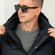 Зимняя мужская куртка большого размера UF-Fashion 47-п-сфк 58 темно-синий - изображение 6