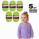 Упаковка 5шт, Candy-yarn Micro Velour, Мятно-зеленый №22, микровелюр 40 г/100 м, плюшевая пряжа для вязания игрушек, амигуруми, пледов - изображение 1