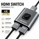 HDMI розгалужувач світч 2-направлений Stone 1x2 HDMI 4K спліттер (ST-SH001) - зображення 1