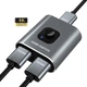 HDMI розгалужувач світч 2-направлений Stone 1x2 HDMI 4K спліттер (ST-SH001) - зображення 2