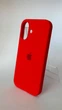 Чехол WAVE Full Silicone Case с защитой 360 по корпусу и внутренней микрофиброй для iPhone 17 Red - изображение 2