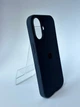 Чехол WAVE Full Silicone Case с защитой 360 по корпусу и внутренней микрофиброй для iPhone 17 Dark Blue - изображение 3