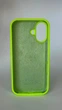 Чехол WAVE Full Silicone Case с защитой 360 по корпусу и внутренней микрофиброй для iPhone 16 Shini Green - изображение 4