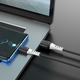 Кабель USB C 3A 1м силиконовый для зарядки Hoco X82 белый - изображение 7