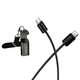 Кабель USB C to Lightning 30W 0.35 м для швидкого заряджання пристроїв Apple Hoco X126 чорний - зображення 3