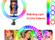 Кільцева лампа RGB LED 45 см з дистанційним пультом 416 світлодіодів MJ-45 - зображення 7