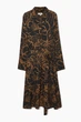 Сукня жіноча COS printed midi shirt dress 1168576002 Eur 36 Коричневий - зображення 7