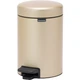 Бак для мусора с педалью Brabantia NewIcon Pedal Bin 5 л шампань 304422 (00800883) - изображение 1
