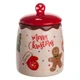 Банка для сипучих продуктів з кришкою з порцеляни 9×13 (см) Merry Christmas CR-1-42 - зображення 2
