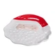 Блюдо сервірувальне новорічне Santa Claus 21*21,5 см з порцеляни CR-1-32 - изображение 6