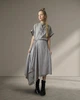 Aсиметрична сукня модель 120 графіт XL - зображення 1