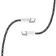 Дата кабель USB-C to USB-C 2.0m (braided cotton) (PD Fast Charging 60W) 3.0А black ColorWay (CW-CBPDCC068-BK) - зображення 5