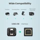Кабель для принтера USB 2.0 AM/BM 3.0m US135 black Ugreen (10351) - изображение 4