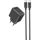 Зарядний пристрій HOCO CS13A Ocean USB-C PD20W + cable USB-C to USB-C Black (6942007603843) - зображення 2