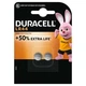 Батарейка Duracell LR44 1.5V спеціалізована лужна типу таблетка, 76A/A76/V13GA, 2шт. в упаковці (5000394504424 / 5007795) - зображення 2
