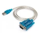 Кабель для передачі даних USB to COM 1.0m transparent Vinga (VCPUSBCOM) - зображення 1