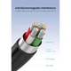 Дата кабель USB 2.0 AM to Mini 5P 1.0m US132 black Ugreen (10355) - зображення 8