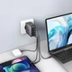 Зарядное устройство Ugreen 4xUSB 100W (3xUSB-C+USB-A) Gan Tech Fast GAN Charger black CD226 (40747) - изображение 6