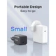 Зарядний пристрій Ugreen USB-C PD20W GaN X512 gray (55528) - зображення 6