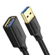 Дата кабель USB 3.0 AM/AF 1.0m US129 black Ugreen (10368) - зображення 1