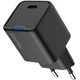 Зарядний пристрій ColorWay GaN Mini 25W PD Port PPS USB-C black (CW-CHS052PD-BK) - зображення 1