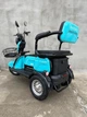 Электроскутер трехколесный EVOBIKE Luna TRIO PRO 1200W 60V 20Ah (2026) со съемным графеновым аккумулятором и пассажирским сиденьем | Синий - изображение 6
