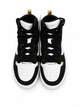 Кроссовки высокие для девочки Skechers Street Court High-Shine Kicks бело-чёрные р. 34 (21,5 см) 6927117888786 - изображение 3