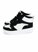 Кроссовки высокие для девочки Skechers Street Court High-Shine Kicks бело-чёрные р. 34 (21,5 см) 6927117888786 - изображение 4