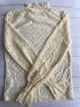 Прозора ажурна кофтинка з акцентним комір та рукавами Honey Fashion Accessories S/М бежевий (10-147) - зображення 2