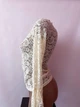 Ажурна кофтинка з довгим розкльошеним рукавом Honey Fashion Accessories XS/S молочний (10-146) - зображення 4
