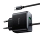 Адаптер сетевой HOCO New charger with Type-C cable C164A |1USB, 30W/3A, PD/QC| 5262142 - изображение 6