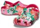 Дитячі крокси Crocs kids Classic Woodcut Floral Clog Dragon Fruit (34/35, малиновий) - изображение 1