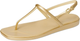 Жіночі сандалі Маямі Crocs Miami Metallic Thong Flip Gold (37-38, золотий) - изображение 6