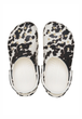 Дитячі крокси Crocs kids Classic Animal Print Clog Black/White (33/34, чорний) - зображення 4