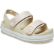 Дитячі крокси сандалії для дівчинки Crocs Crocband Cruiser Sandstone (33/34, бежевий) - изображение 2