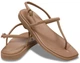 Жіночі сандалі Маямі Crocs Miami Thong Flip Brown (37-38, коричневий) - зображення 1