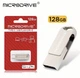 Флеш накопичувач 128 Gb Microdrive 3 в 1 металева Type-C / USB для телефону та комп'ютера Флеш 128 Гб Мікродрайв - зображення 1