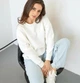 Світшот жіночий трикотаж молочний, 2XL;3XL - зображення 5