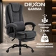 Кресло компьютерное FC-04 DEXON GAMMA из велюра, с поясничной подушкой, с подставкой для ног, Темно-серый - изображение 2