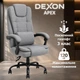 Кресло компьютерное FC-04-1 DEXON AРЕX из ткани, с поясничной подушкой, Серый - изображение 2