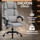Кресло компьютерное FC-117-1 DEXON STATUS из ткани, с поясничной подушкой, Серый - изображение 2