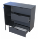 Комод Doros С1 41510069 Графіт 100х38,1х81,2см (1782247683) - изображение 3