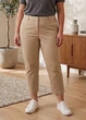 Женские бежевые штаны чинос Marks & Spencer Slim р. UK 20 Short - изображение 1