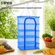 Підвісна сітка сушарка для сушіння риби фруктів овочів грибів Fish Drying Net 5 ярусів 45 х 45 х 75 см - зображення 6