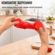 Силіконовий універсальний друшляк на каструлю Coolnice з затискачами для зливу води Червоний - зображення 10