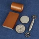 Точилка для ножів та ножиць роликова Roller sharpener + 2 алмазні диски коричнева - изображение 5